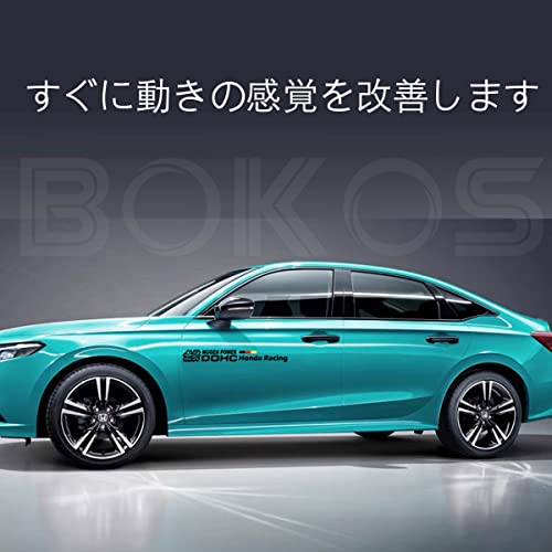 無限 ホンダ 汎用 ボディステッカー アスコート インサイト アヴァンシア インテグラ エアウェイブ クロス シティ シビックタイプＲ ジャズ H-RV CR-V サイド ドア カッコいい 防水 耐高温 (ブラック) - Image 2