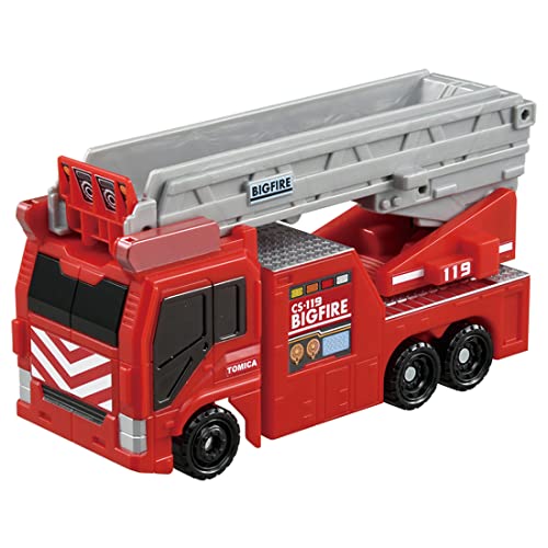 タカラトミー『 トミカ 変形出動 ! ビッグファイヤー & コマンドステーション 』 ミニカー 車 おもちゃ 男子用 3歳以上 玩具安全基準合格 STマーク認証 TOMICA TAKARA TOMY - Image 12