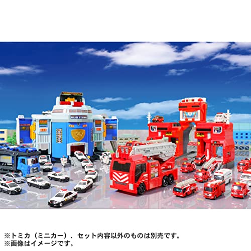 タカラトミー『 トミカ 変形出動 ! ビッグファイヤー & コマンドステーション 』 ミニカー 車 おもちゃ 男子用 3歳以上 玩具安全基準合格 STマーク認証 TOMICA TAKARA TOMY - Image 2