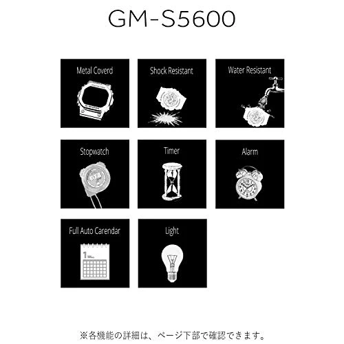 [カシオ] 腕時計 ジーショック 【国内正規品】ミッドサイズモデル GM-S5600G-7JF ホワイト - Image 3