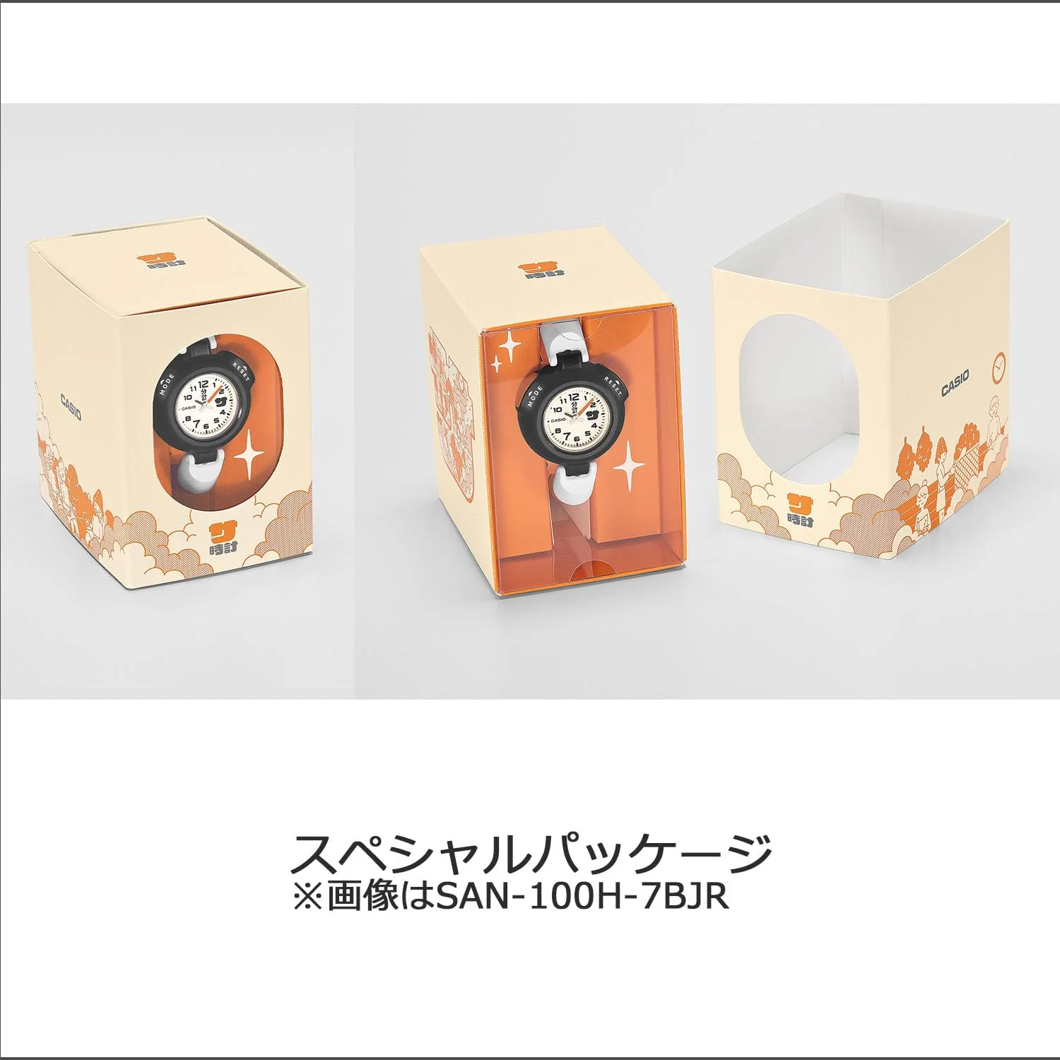 [カシオ] 腕時計 カシオコレクション 【国内正規品】 サ時計 SAN-100H-1BJR ユニセックス ブラック - Image 4