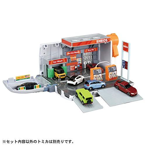 トミカ ぶるっと給油!おしごと 変形ガソリンスタンドENEOS (スペシャルトミカつき) - Image 4