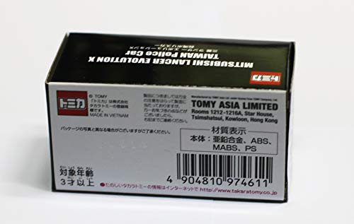 台湾限定 トミカ 三菱 ランサー エボリューション X 台湾ポリスカー 台湾 ミニカー 海外 日本未発売 [並行輸入品] - Image 4