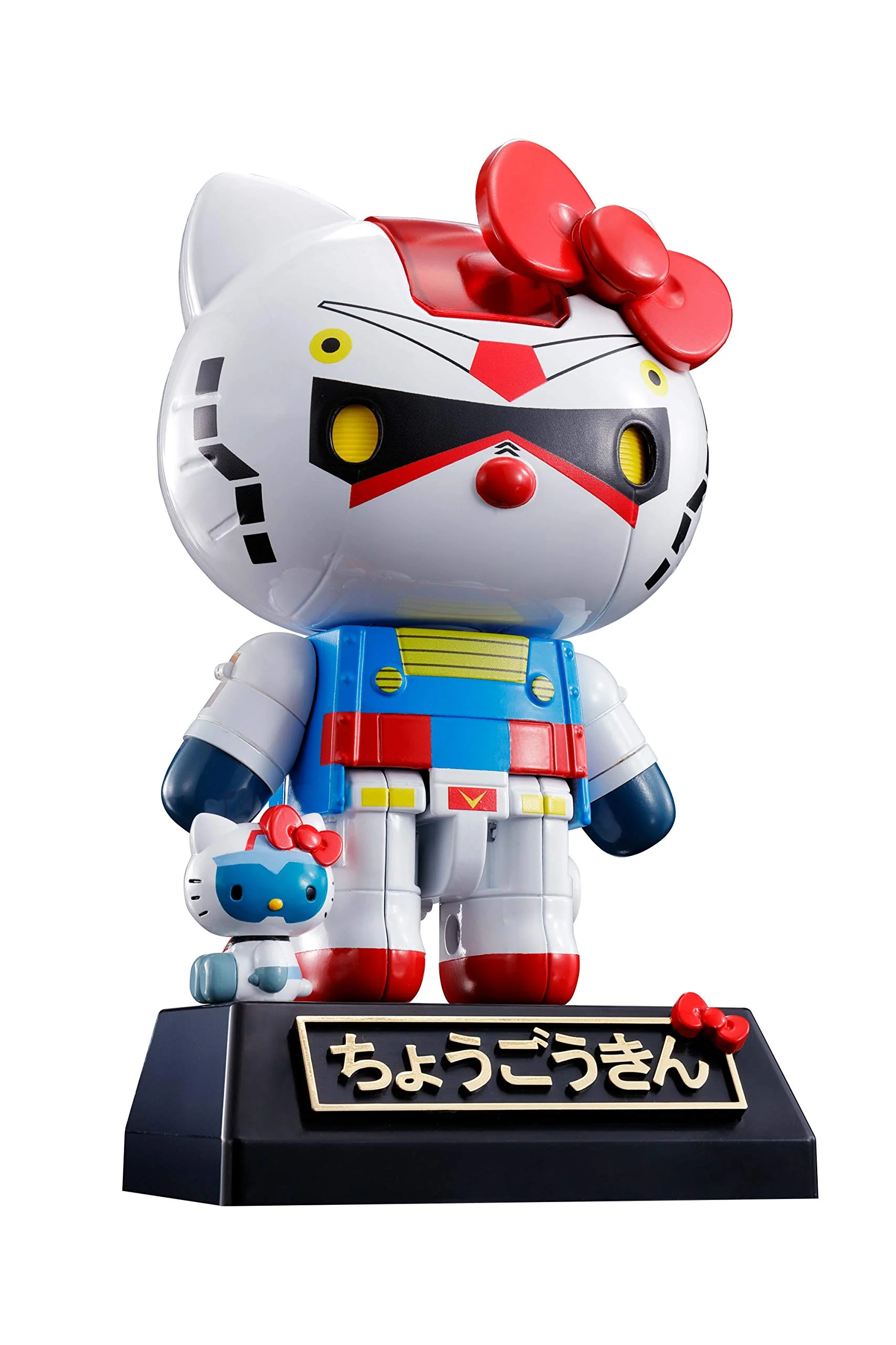 超合金 ガンダムハローキティ ダイキャスト&ABS製 塗装済み可動フィギュア