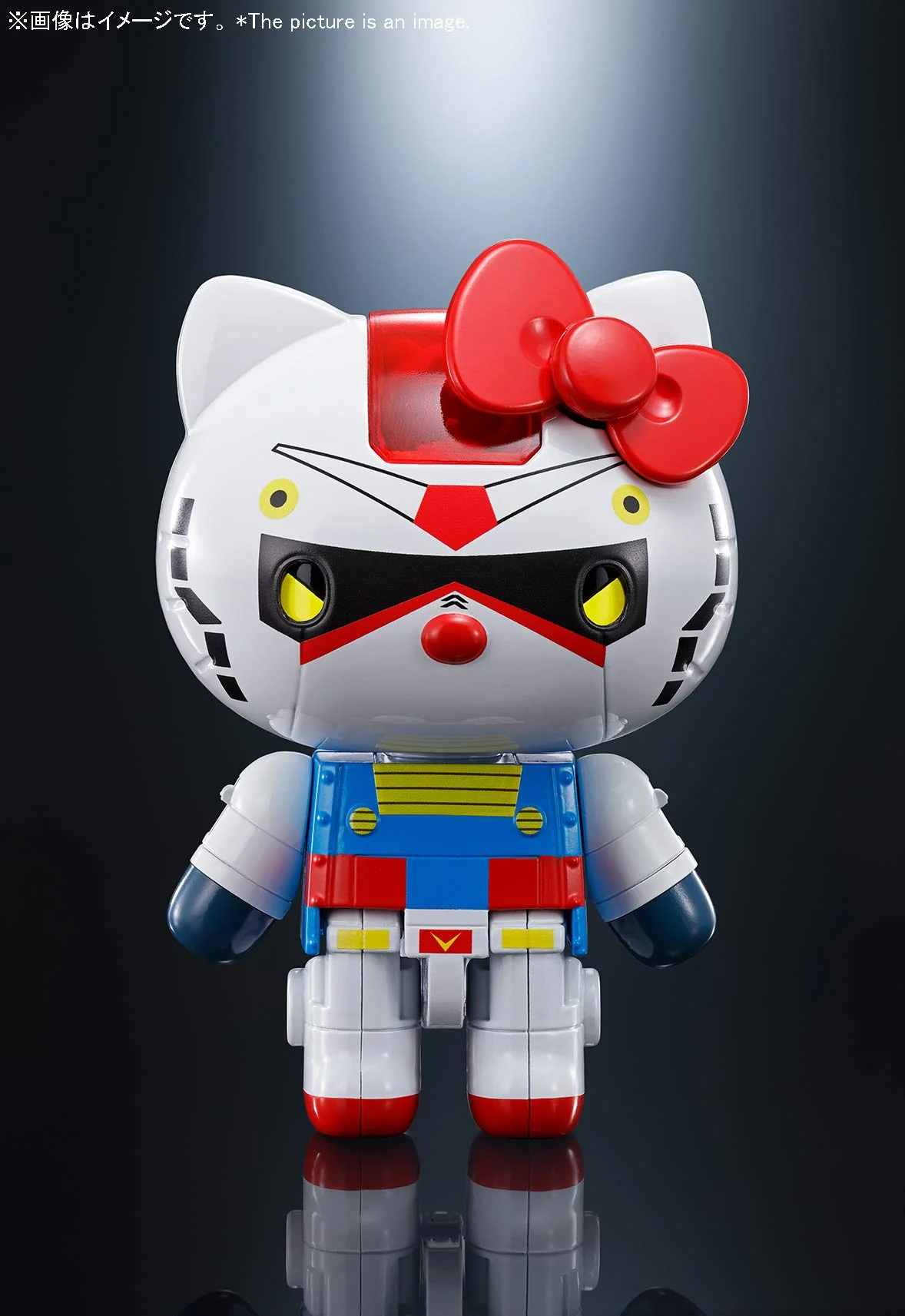 超合金 ガンダムハローキティ ダイキャスト&ABS製 塗装済み可動フィギュア - Image 3