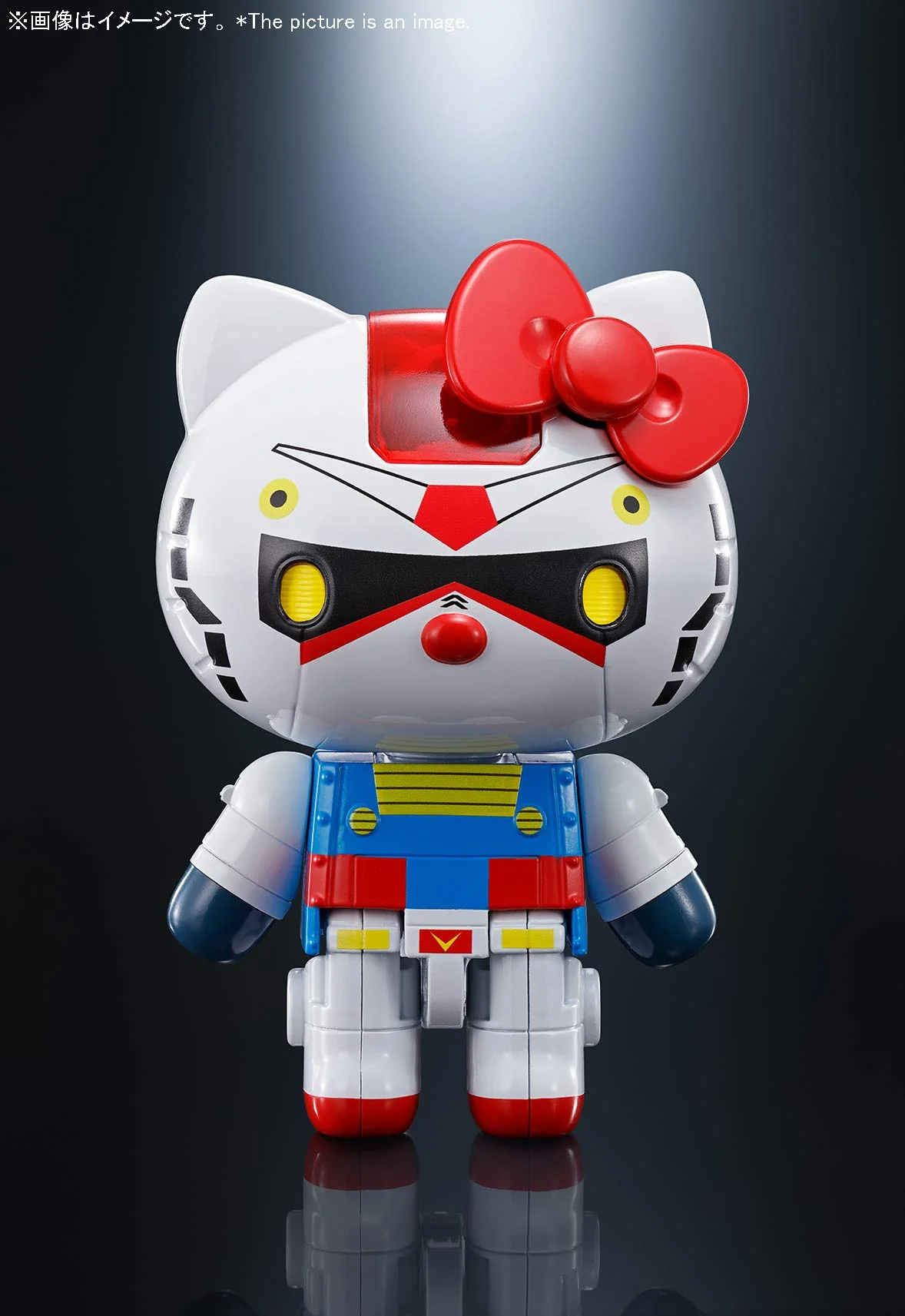 超合金 ガンダムハローキティ ダイキャスト&ABS製 塗装済み可動フィギュア - Image 4