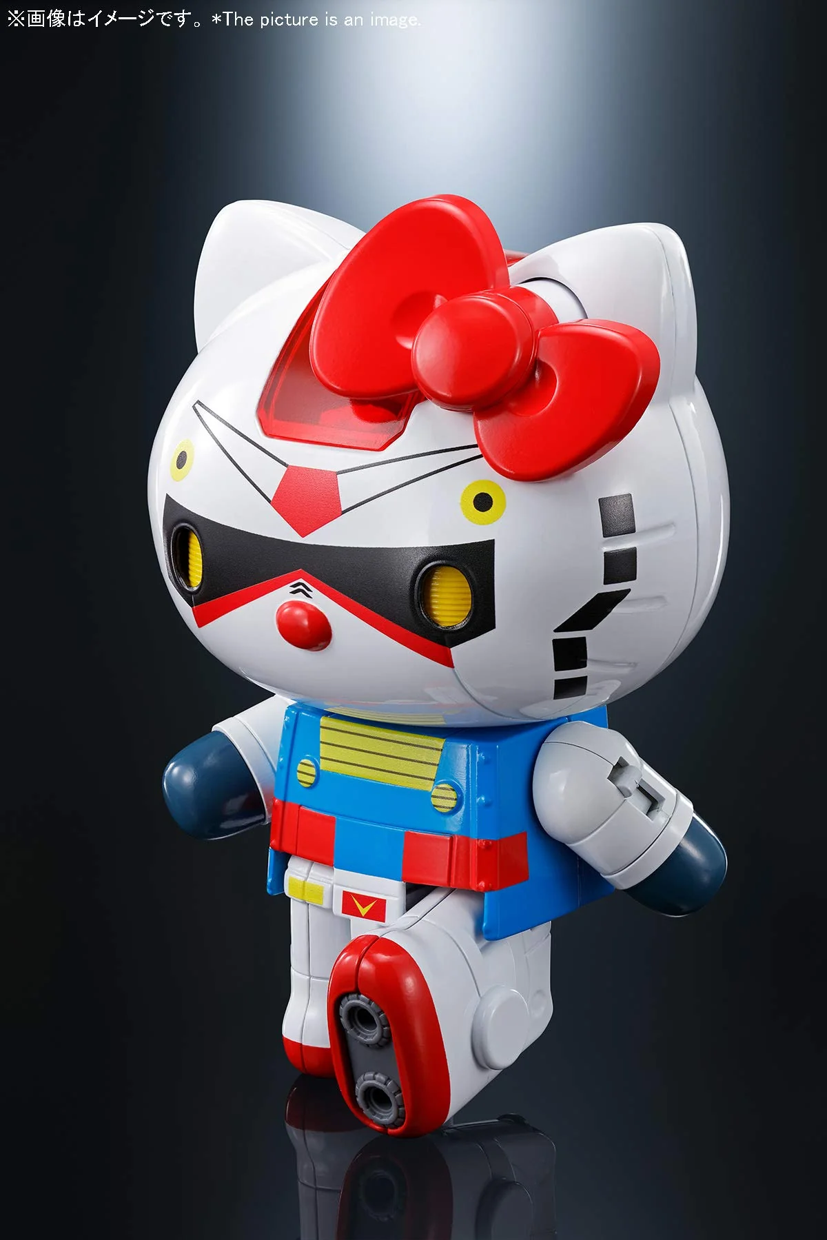 超合金 ガンダムハローキティ ダイキャスト&ABS製 塗装済み可動フィギュア - Image 5