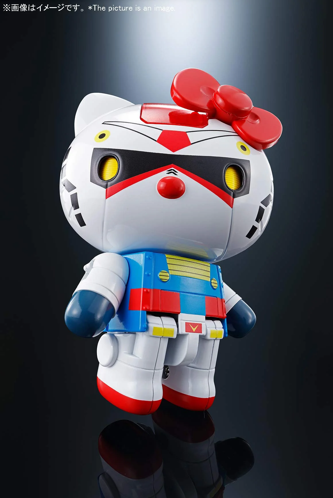 超合金 ガンダムハローキティ ダイキャスト&ABS製 塗装済み可動フィギュア - Image 6