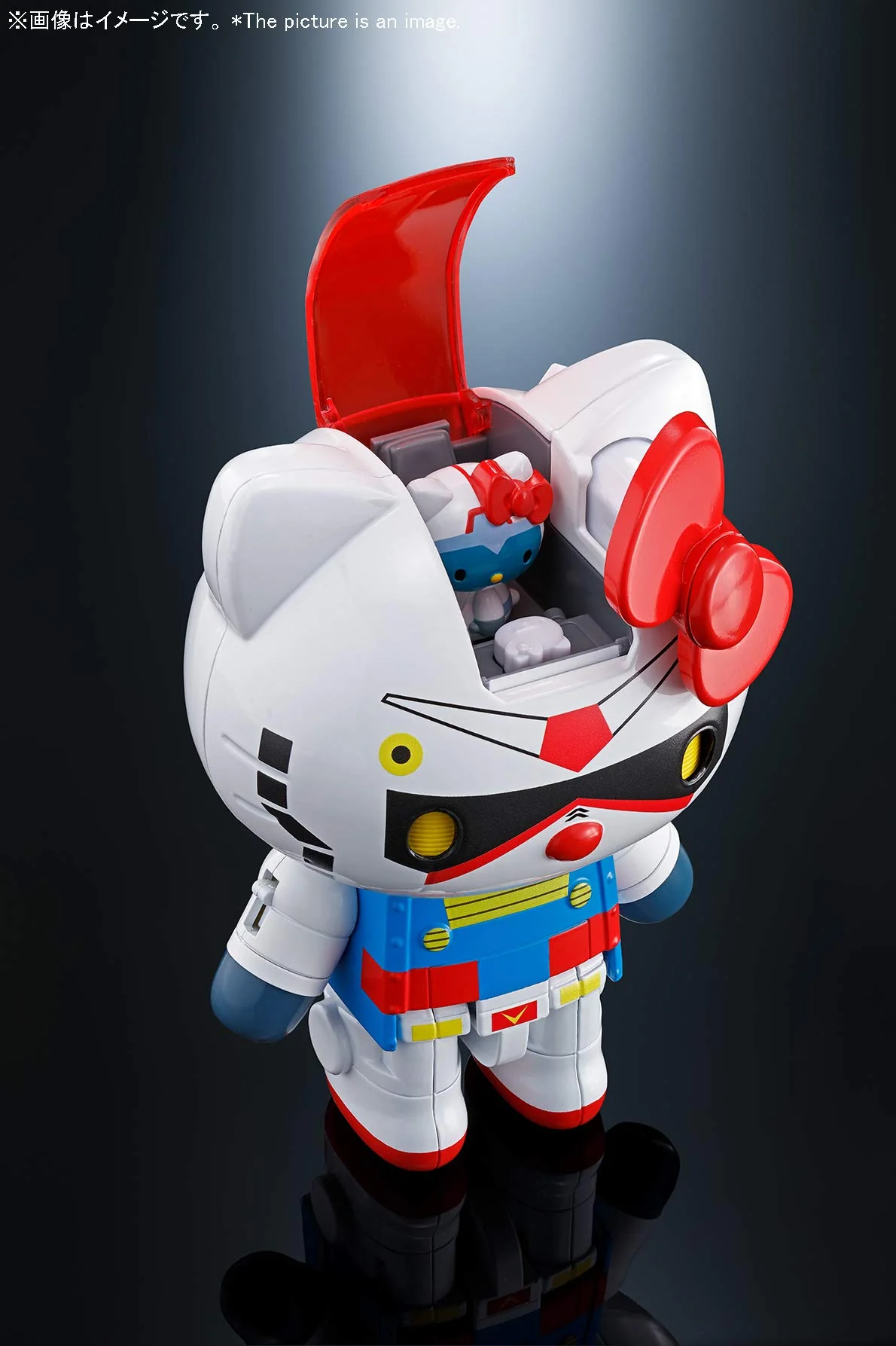 超合金 ガンダムハローキティ ダイキャスト&ABS製 塗装済み可動フィギュア - Image 8