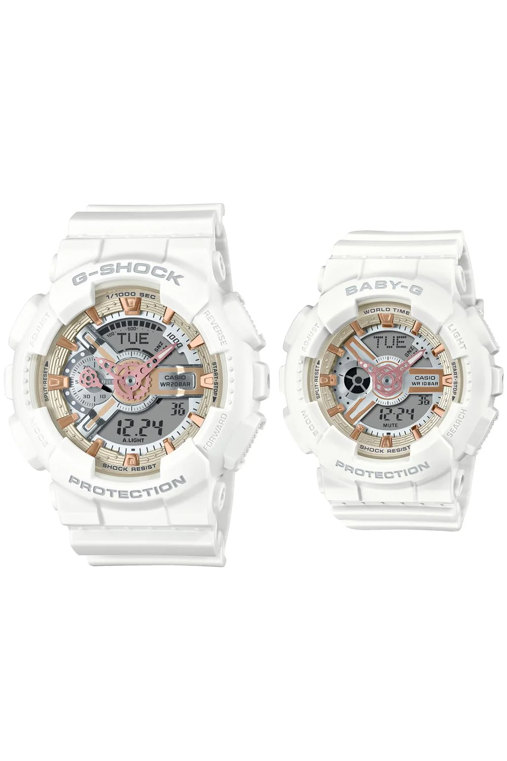 [カシオ] 腕時計 ジーショック 【国内正規品】G PRESENTS LOVER'S COLLECTION 2024 G-SHOCK × BABY-G ペアウォッチ LOV-24A-7AJR ホワイト