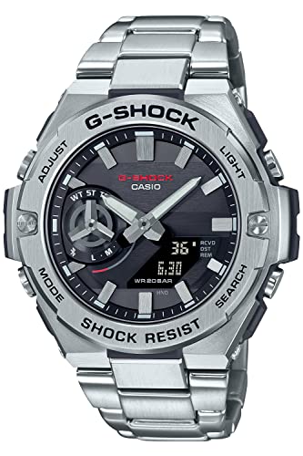 [カシオ] 腕時計 ジーショック 【国内正規品】G-STEEL Bluetooth 搭載 GST-B500D-1AJF メンズ シルバー