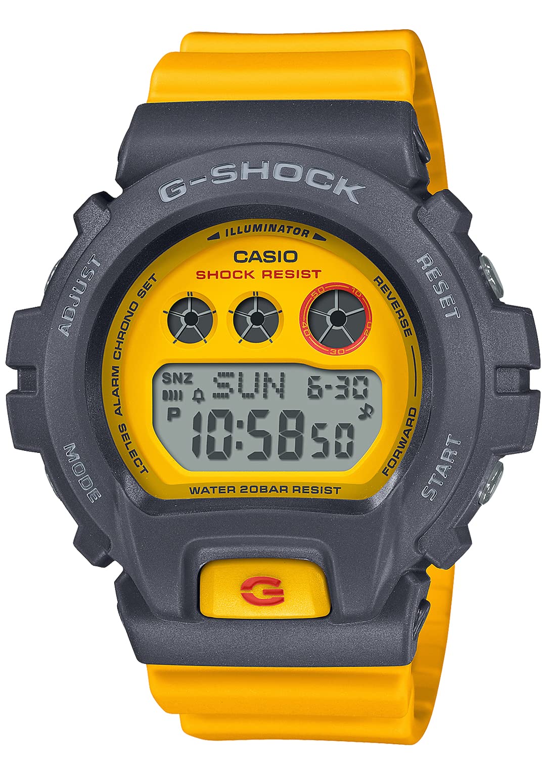 [カシオ] 腕時計 ジーショック 【国内正規品】 GMD-S6900Y-9JF イエロー レディース
