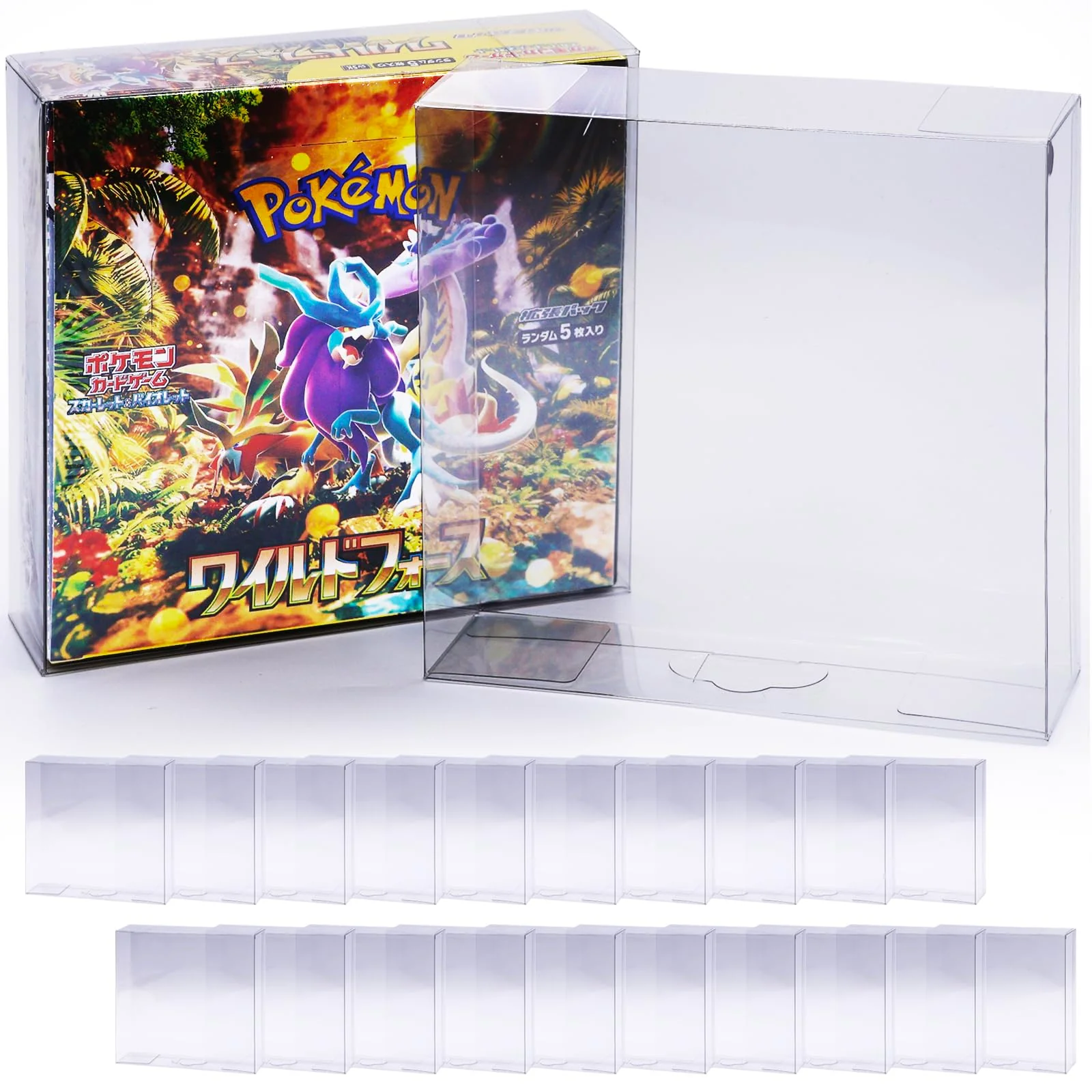 【コレクター共同開発】 ポケモンカード BOX ローダー ケース 保管用ケース 20個 UVカット BOXローダー BOXケース セミハードローダー ボックスローダー ボックスケース RIMINA (レギュラーBOX,20個)