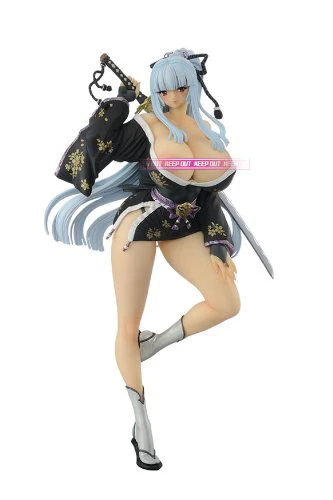 爆乳剣士 桜 コミックアンリアル Vol.22 Cover Girl designed by モグダン ~夜桜~ (1/7スケールPVC塗装済み完成品)