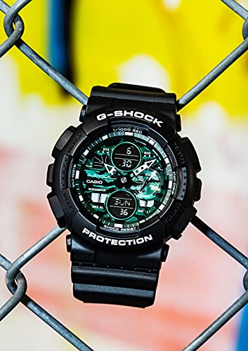 [カシオ] 腕時計 ジーショック Black and Green Series GA-140MG-1AJF メンズ ブラック - Image 5