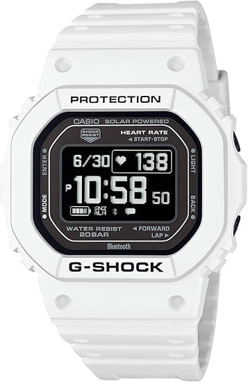[カシオ] 腕時計 ジーショック G-SQUAD 心拍計 Bluetooth搭載 DW-H5600-7 ソーラーバッテリー メンズ ホワイト [並行輸入品]