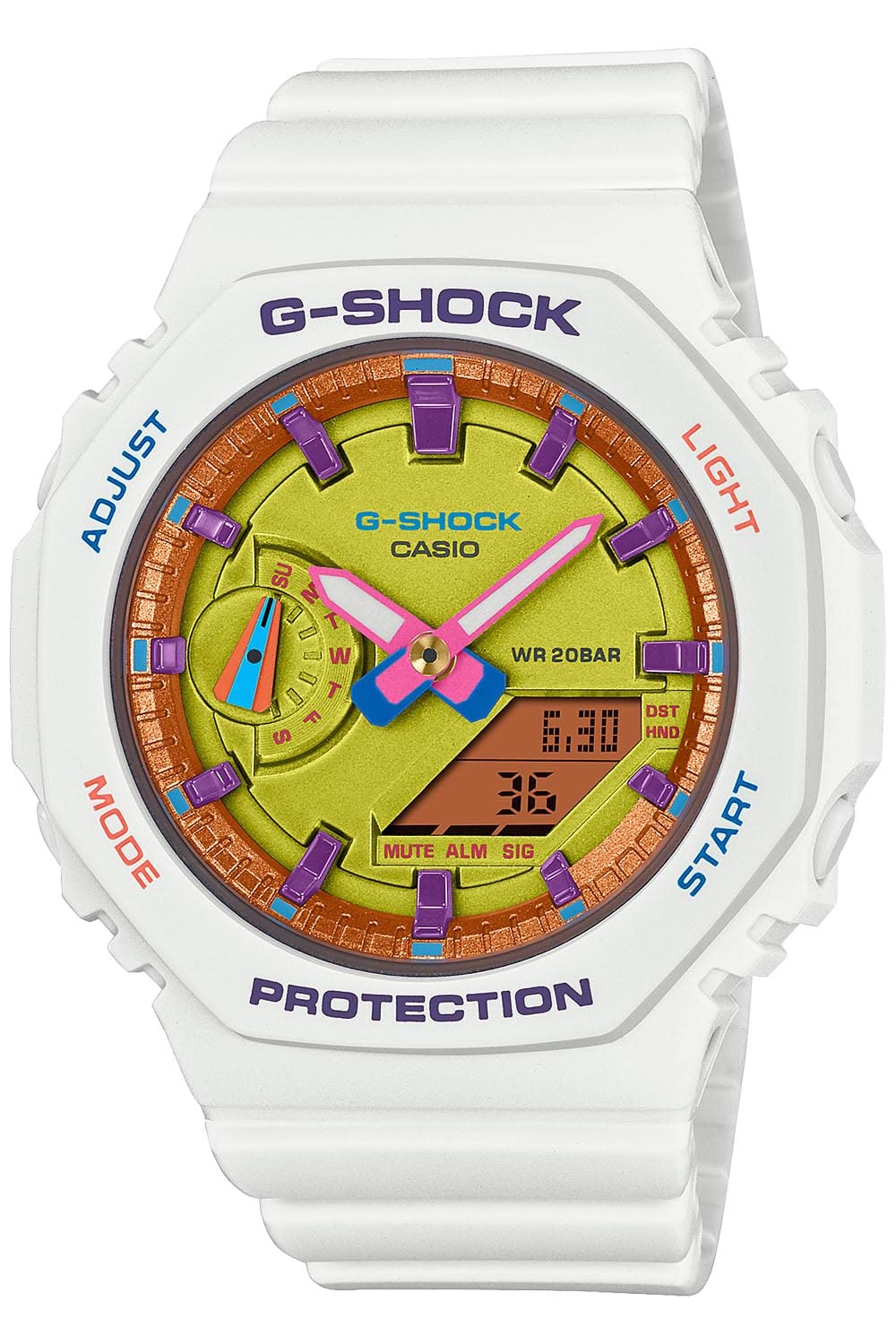 [カシオ] 腕時計 ジーショック GMA-S2100BS-7AJF 【国内正規品】 ミッドサイズモデル レディース ホワイト