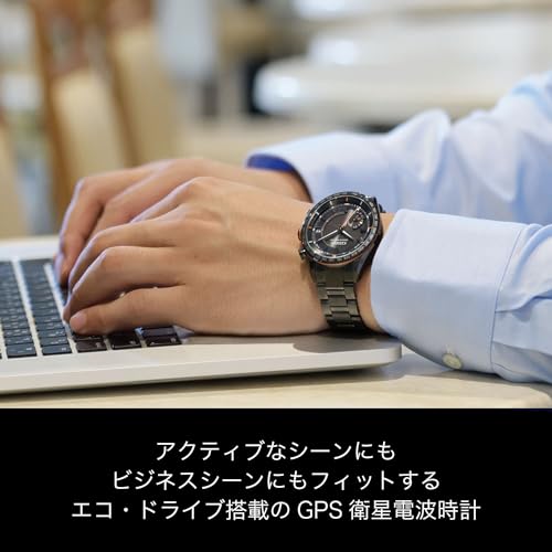 [シチズン] 腕時計 アテッサ F150 Eco-Drive エコ・ドライブGPS衛星電波時計 ダイレクトフライト ACT Line CC3085-51E メンズ ブラック - Image 3