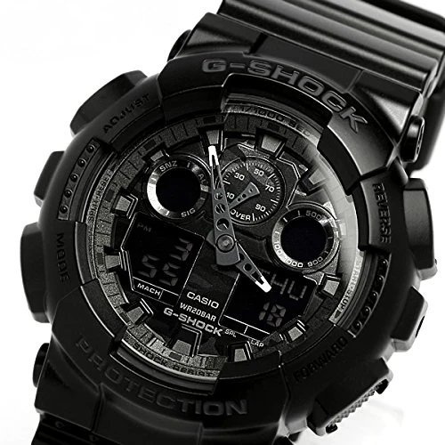 自衛隊 警察官 公務員 G-SHOCK Camouflage Dial Series 20気圧防水 アナデジ プラベルトウォッチ メンズ向(GA-100CF-1A GA-100CF-1A9 GA-100CF-8A GA-100CF-8AER) (GA-100CF-1A(ブラックシルバー)) - Image 3