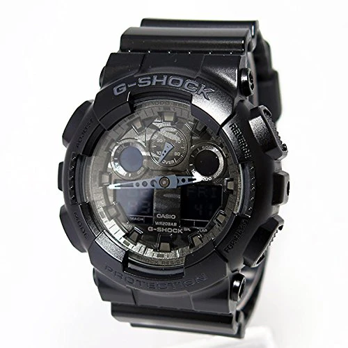 自衛隊 警察官 公務員 G-SHOCK Camouflage Dial Series 20気圧防水 アナデジ プラベルトウォッチ メンズ向(GA-100CF-1A GA-100CF-1A9 GA-100CF-8A GA-100CF-8AER) (GA-100CF-1A(ブラックシルバー)) - Image 6
