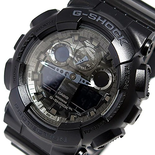 自衛隊 警察官 公務員 G-SHOCK Camouflage Dial Series 20気圧防水 アナデジ プラベルトウォッチ メンズ向(GA-100CF-1A GA-100CF-1A9 GA-100CF-8A GA-100CF-8AER) (GA-100CF-1A(ブラックシルバー)) - Image 7