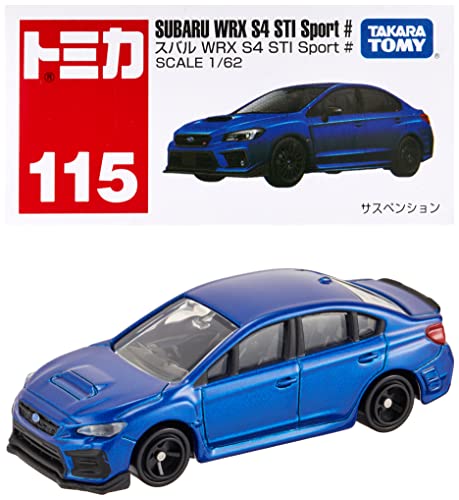 タカラトミー『 トミカ No.115 スバル WRX S4 STI Sport # (箱) 』 ミニカー 車 おもちゃ 3歳以上 箱入り 玩具安全基準合格 STマーク認証 TOMICA TAKARA TOMY