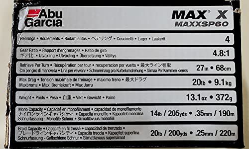 アブガルシア(Abu Garcia) Max PRO Spincast Reel MAXPROSC10 マックスプロ スピンキャストリール - Image 3
