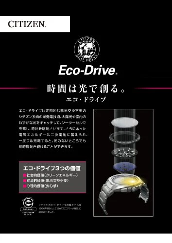 [シチズン]CITIZEN 腕時計 ATTESA アテッサ Eco-Drive エコ・ドライブ 電波時計 ダイレクトフライト DLC仕様 AT8044-56E メンズ - Image 8