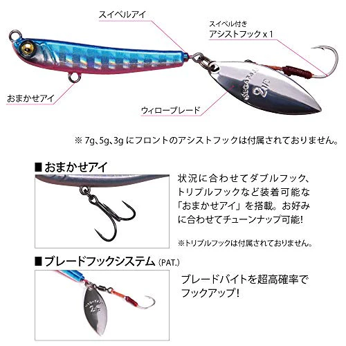 メガバス(Megabass) メタルジグ MAKIPPA(マキッパ) 5g アカキン - Image 3