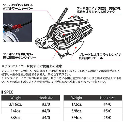 メガバス(Megabass) ルアー UOZE SWIMMER(ウオズスイマー)(1/4oz) リアクションチャート - Image 4