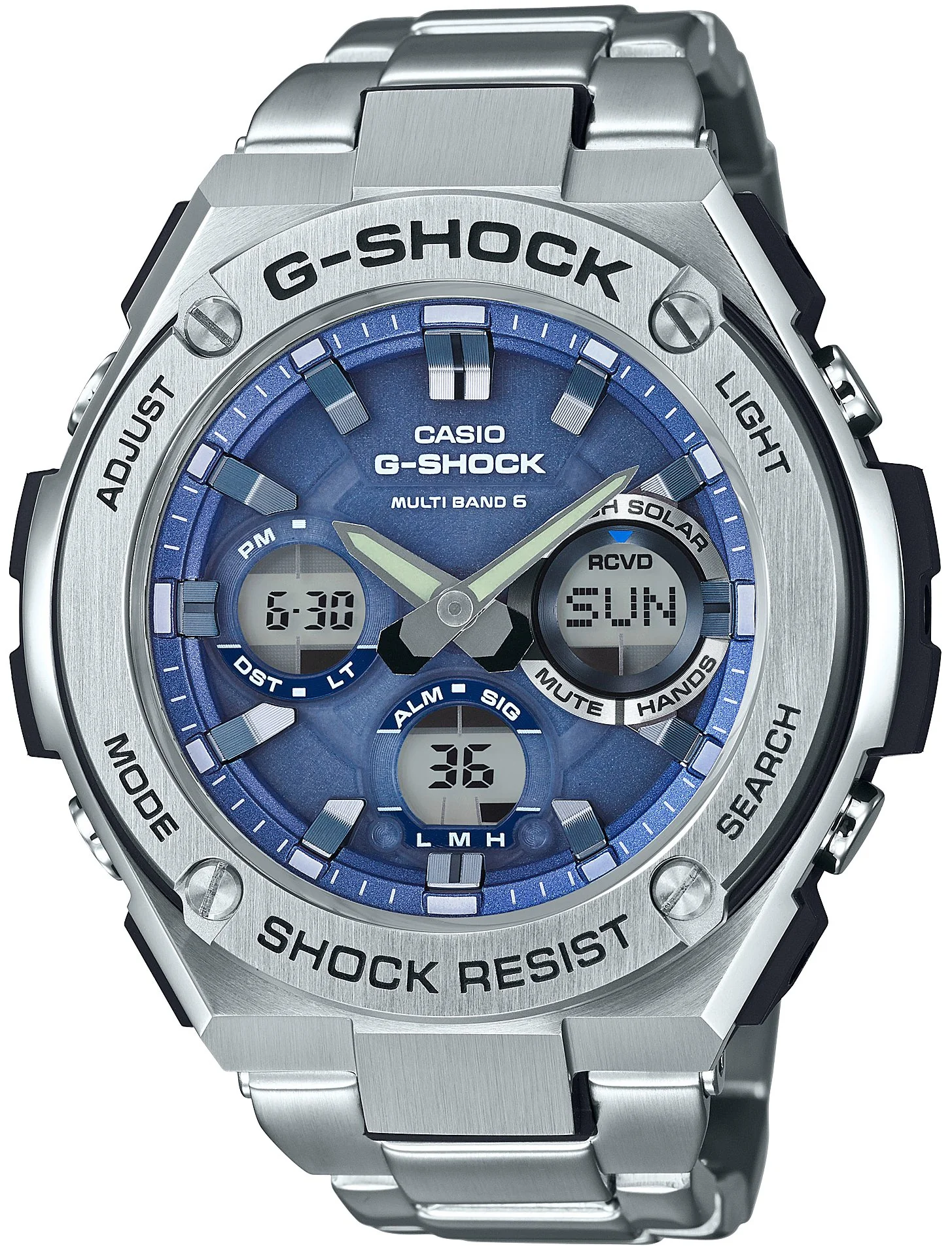 [カシオ]CASIO 腕時計 G-SHOCK ジーショック G-STEEL 電波ソーラー GST-W110D-2AJF メンズ