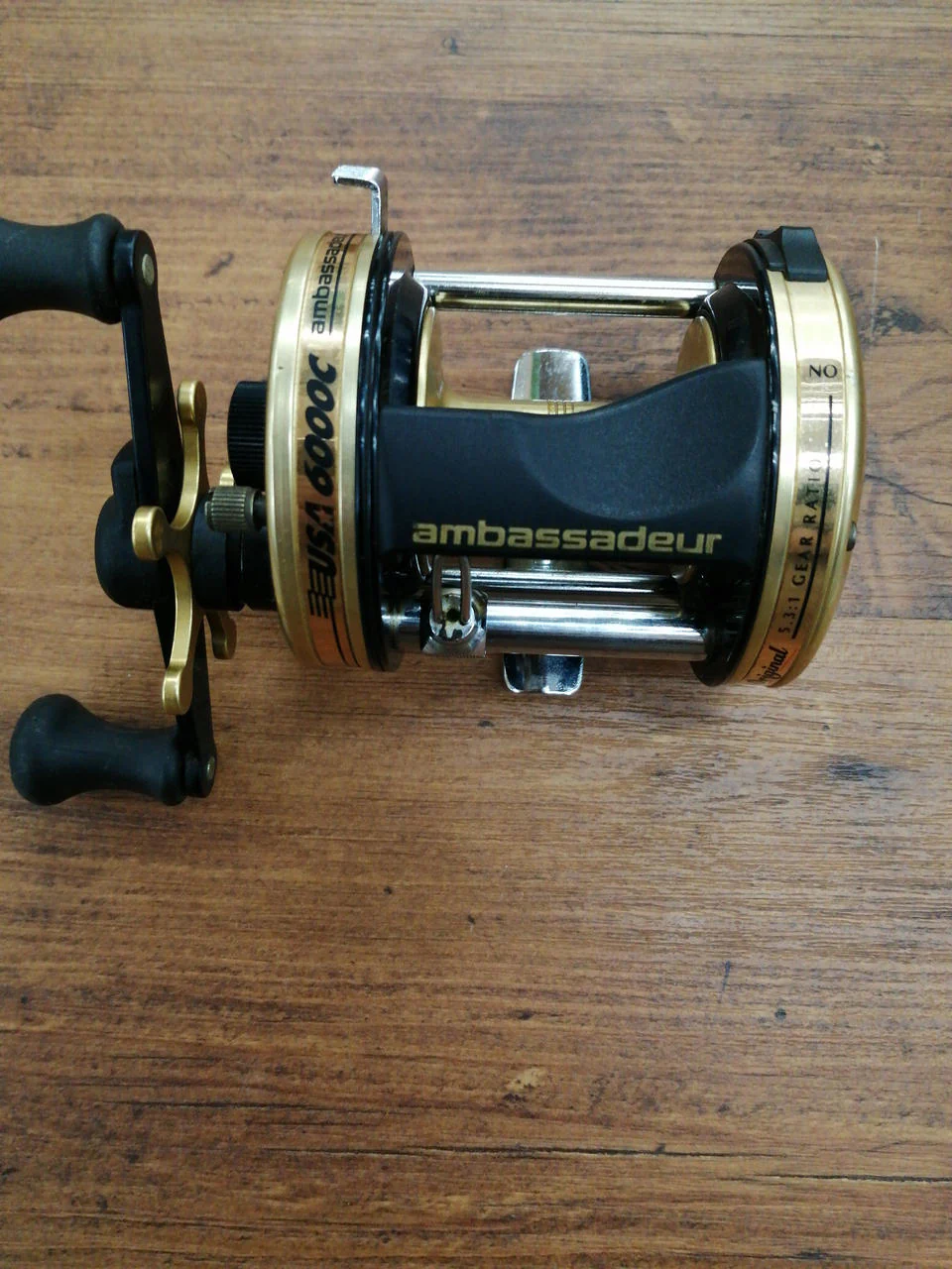 ABU GARCIA Baitcasting Reel AMBASSADEUR USA 6000C