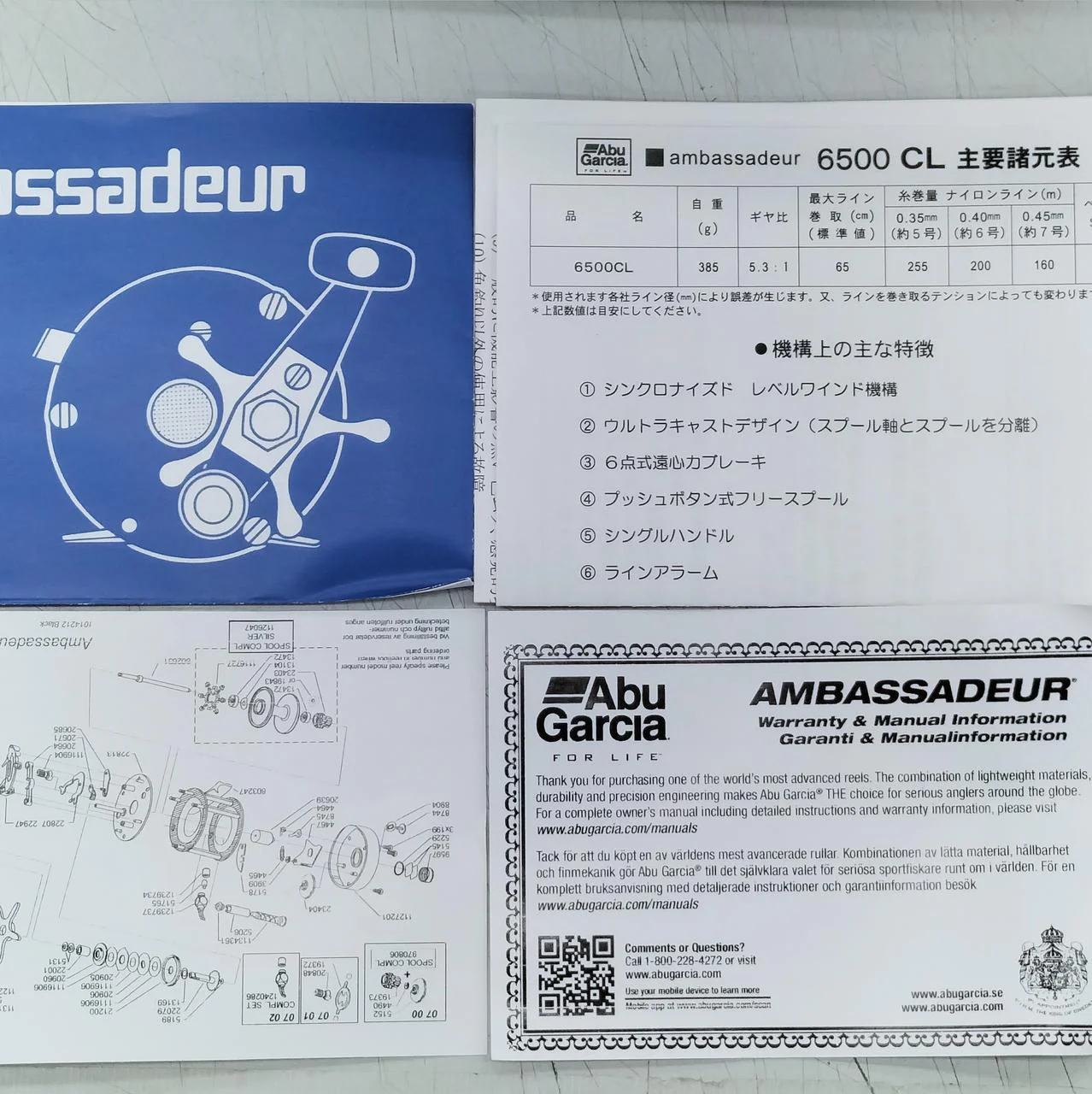 AbuGarcia Bait Reel AMBASSADEUR 6500CL - Image 19
