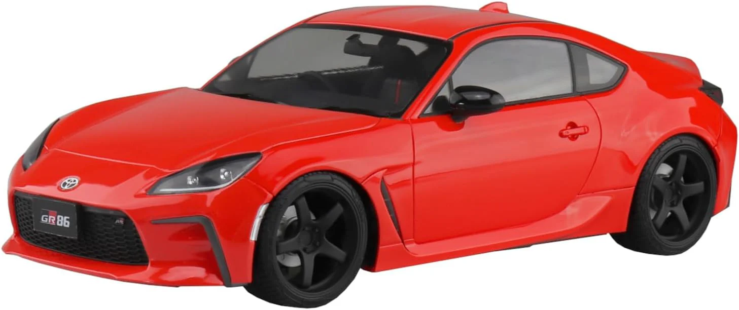 Aoshima 064214 1/24 Bunka Kyozai The Model Car Series SP13 Toyota ZN8 GR86 '21 Custom Wheels - Image 9