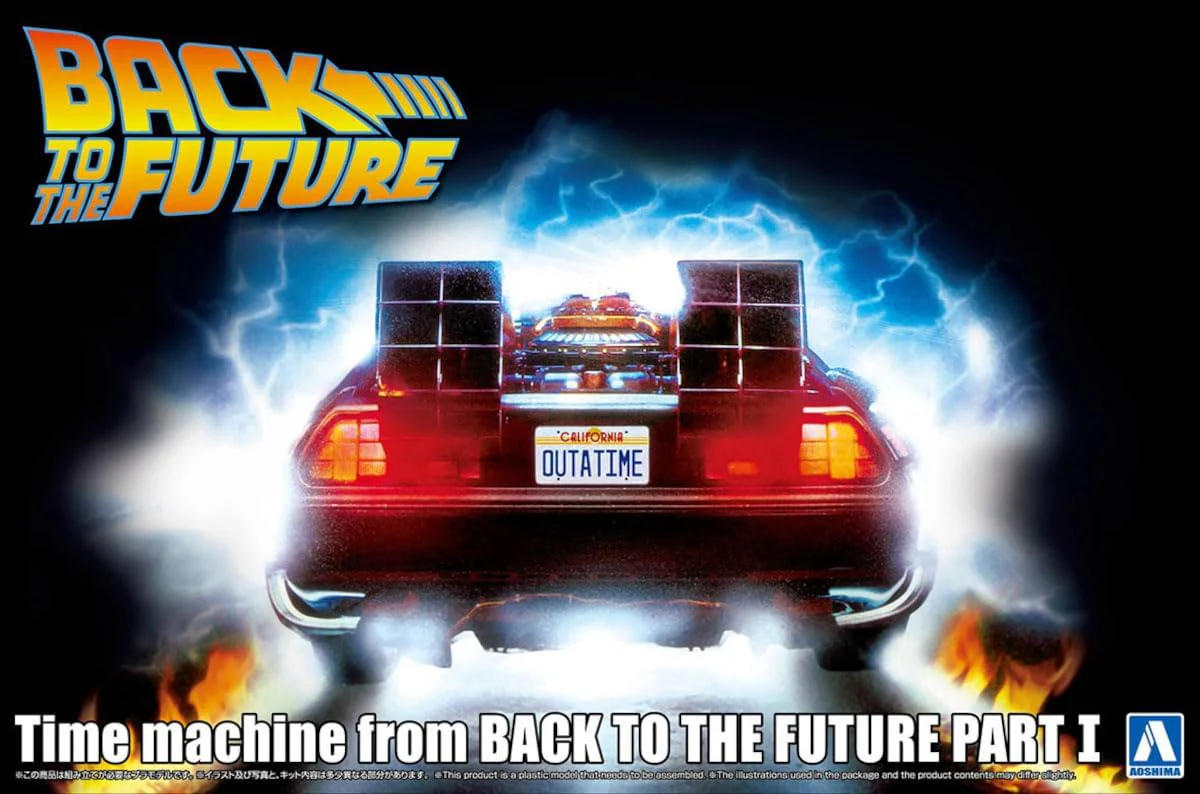 Aoshima 064368 1/24 Back to the Future Part I Time Machine - Image 9