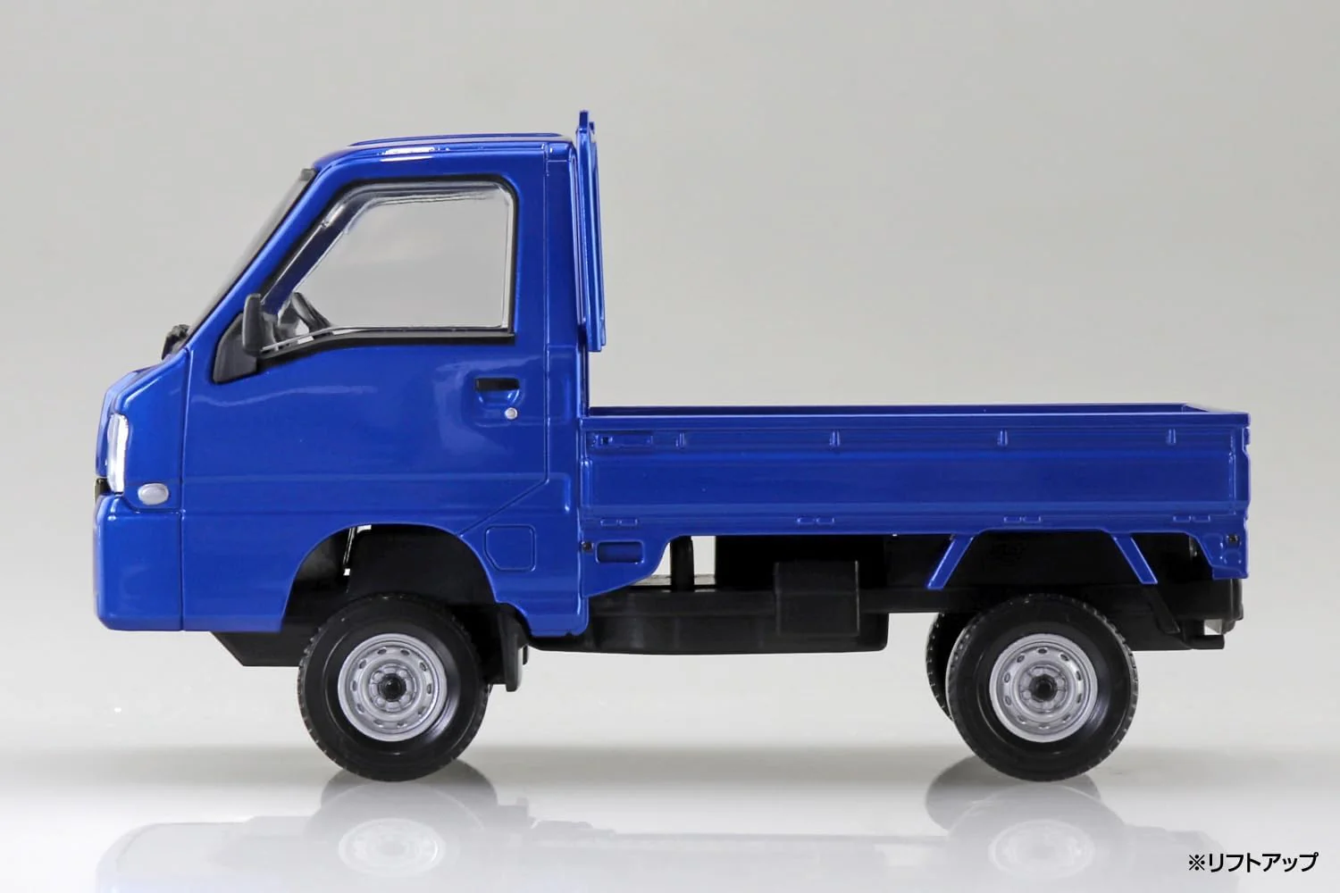 Aoshima 065778 1/32 Raku Plastic Snap Kit No.05-WB Subaru Sambar Truck WR Blue Limited - Image 5