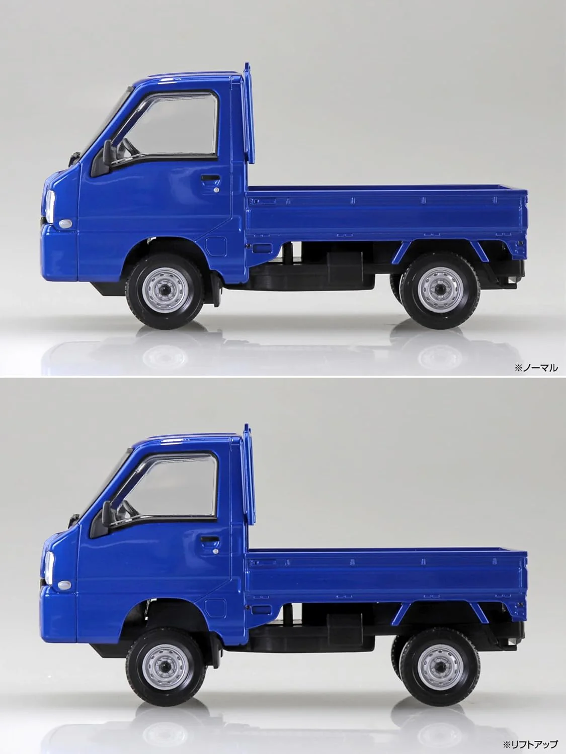 Aoshima 065778 1/32 Raku Plastic Snap Kit No.05-WB Subaru Sambar Truck WR Blue Limited - Image 8