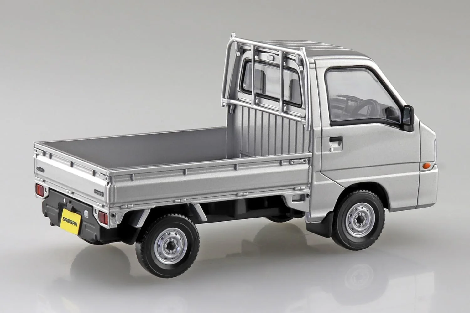 Aoshima 065792 1/32 Raku Plastic Snap Kit No.05-SS Subaru Sambar Truck Sterling Silver Metallic - Image 12