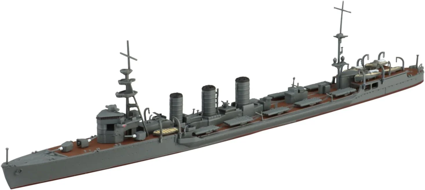 Aoshima 067284 1/700 Bunka Kyozai Water Line Series No.360 Japanese Navy Light Cruiser Oi - Image 3