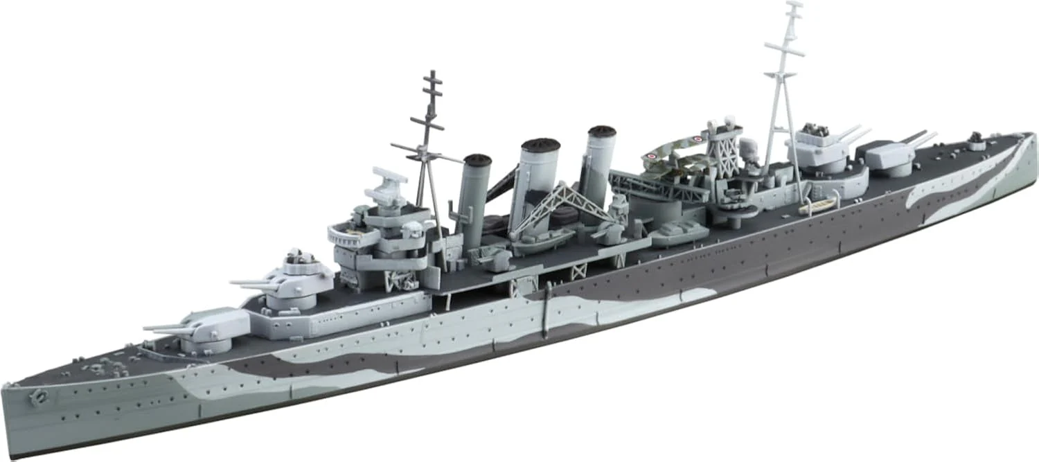 Aoshima 067390 1/700 Bunka Kyozai Water Line Series No.811 British Heavy Cruiser Kent - Image 4