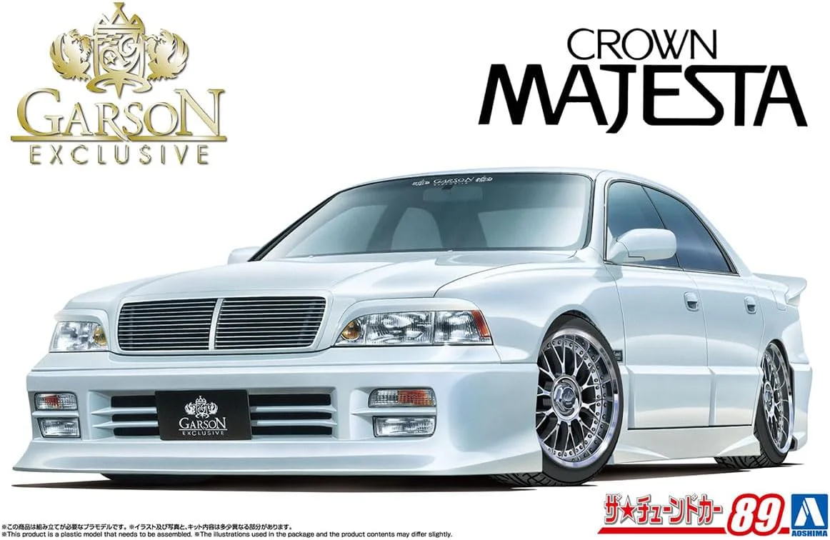 Aoshima 068311 1/24 Bunka Kyozai The Tuned Car Series No.89 Toyota GARSON UZS141 Majesta '91 - Image 2