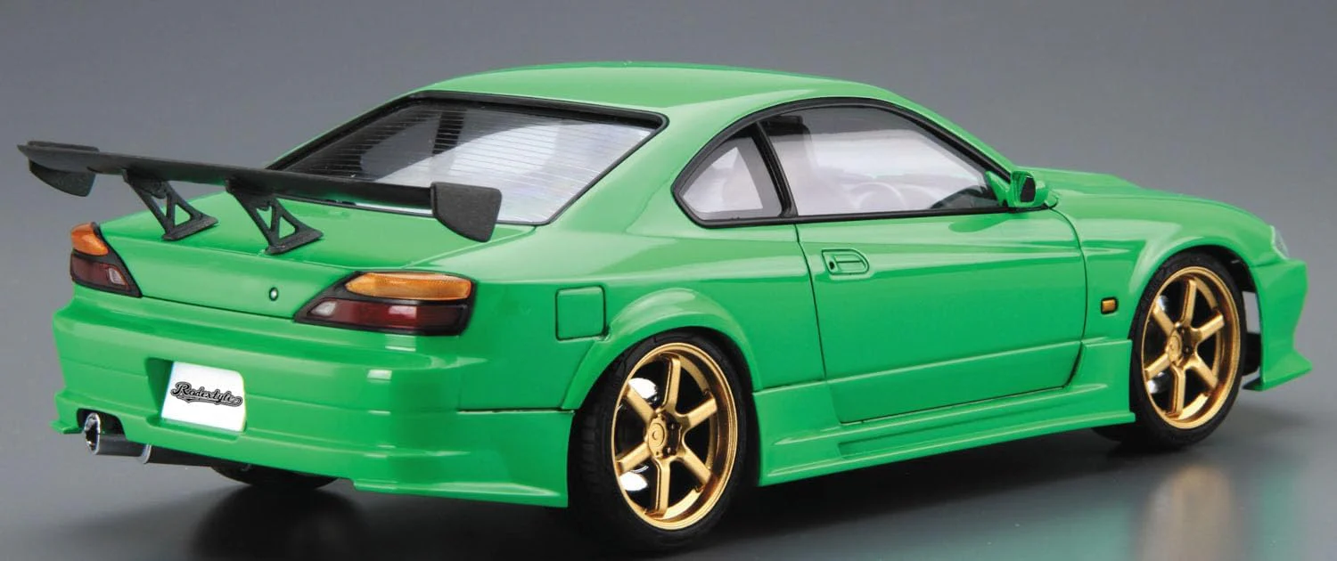 Aoshima 068793 1/24 Bunka Kyozai The Tuned Car Series No.42 Nissan Rodeck Style S15 Silvia '99 - Image 4