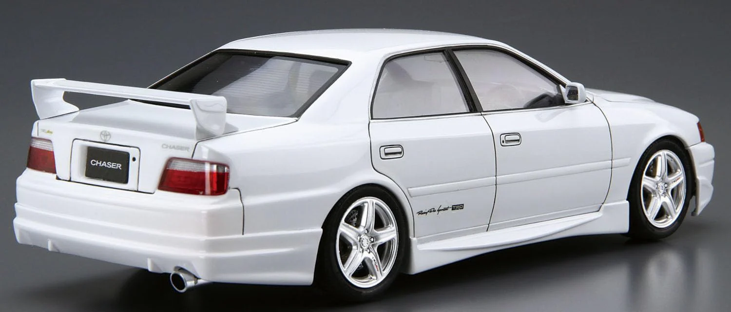 Aoshima 068809 1/24 Bunka Kyozai The Tuned Car Series No.47 Toyota TRD JZX100 Chaser '98 - Image 4