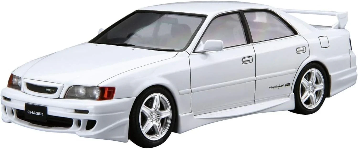 Aoshima 068809 1/24 Bunka Kyozai The Tuned Car Series No.47 Toyota TRD JZX100 Chaser '98 - Image 5