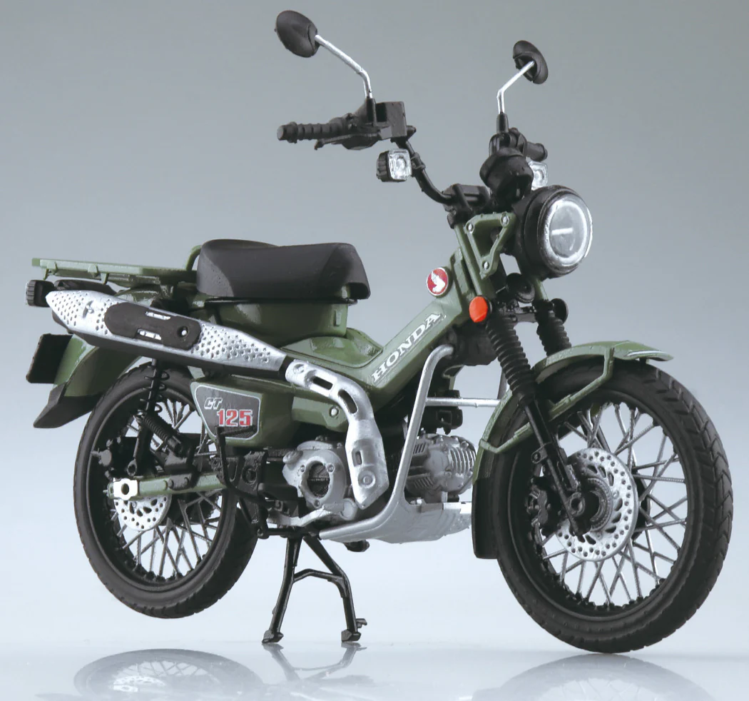 Aoshima 1/12 Honda CT125 Hunter Cub Pearl Organic Green