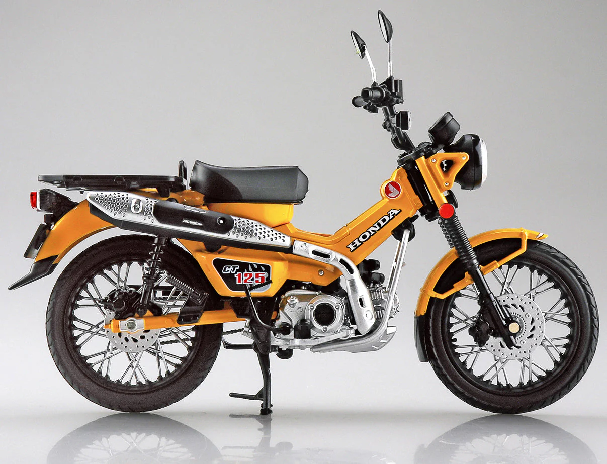 Aoshima 1/12 Honda CT125 Hunter Cub Turmeric Yellow - Image 5