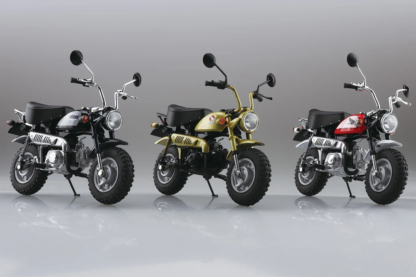 Aoshima 1/12 Honda Monkey Candy Imperial Blue - Image 4