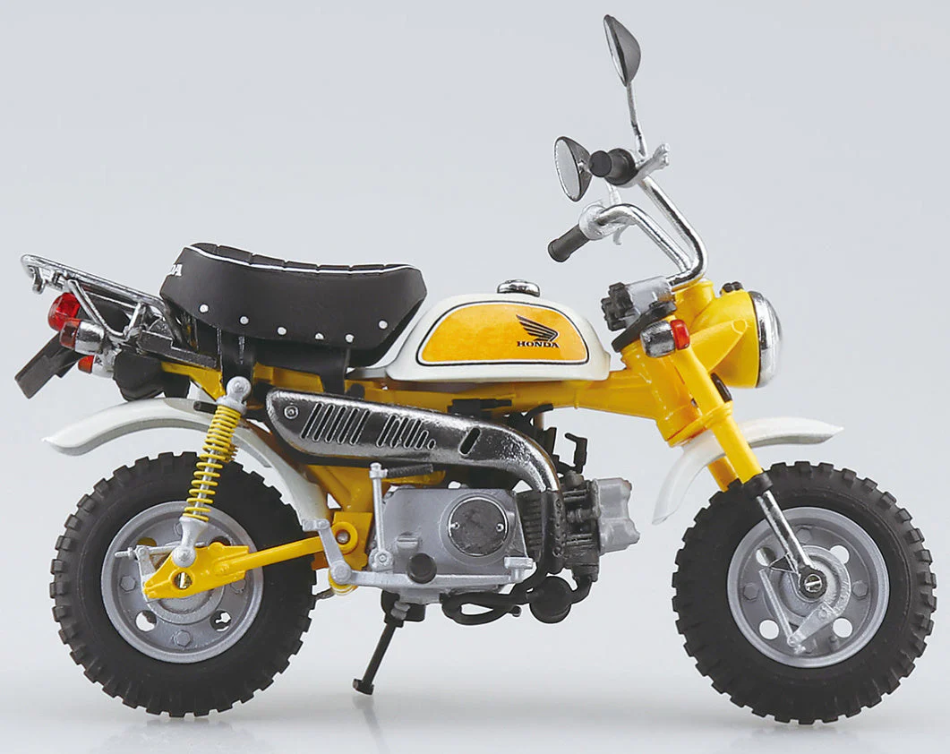 Aoshima 1/12 Honda Monkey Plasma Yellow - Image 7