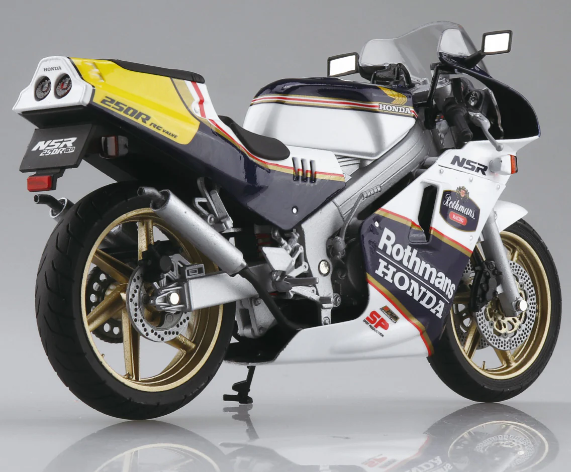 Aoshima 1/12 Honda NSR250R SP '88 Seychelles Night Blue/White - Image 2
