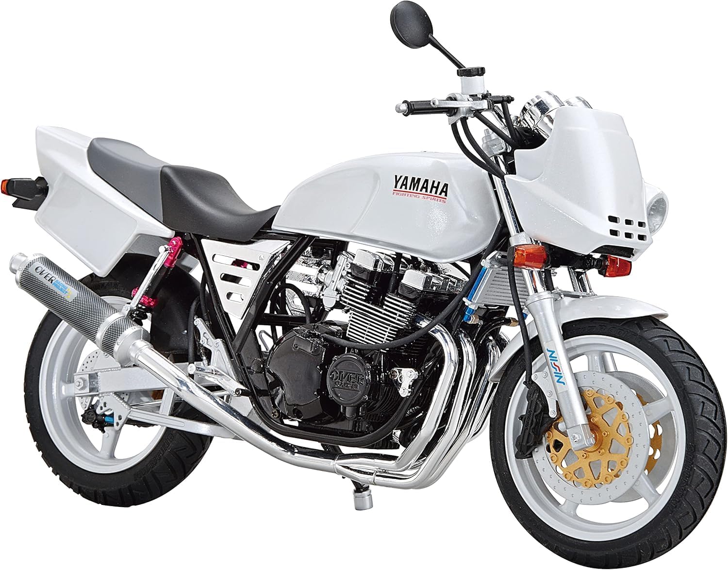 Aoshima 1/12 The Bike No. 54 Yamaha 4HM XJR400S 1994 with Custom Parts
